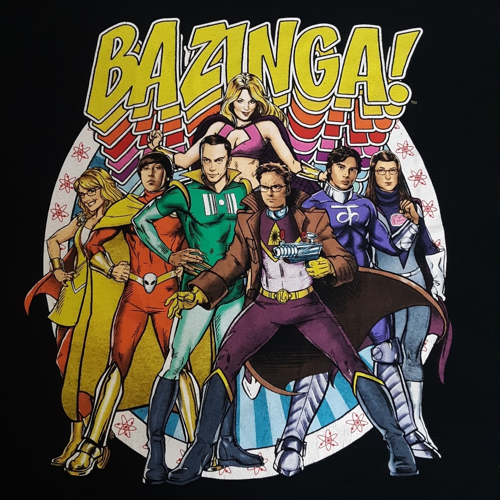 Big Bang Theory black teeshirt